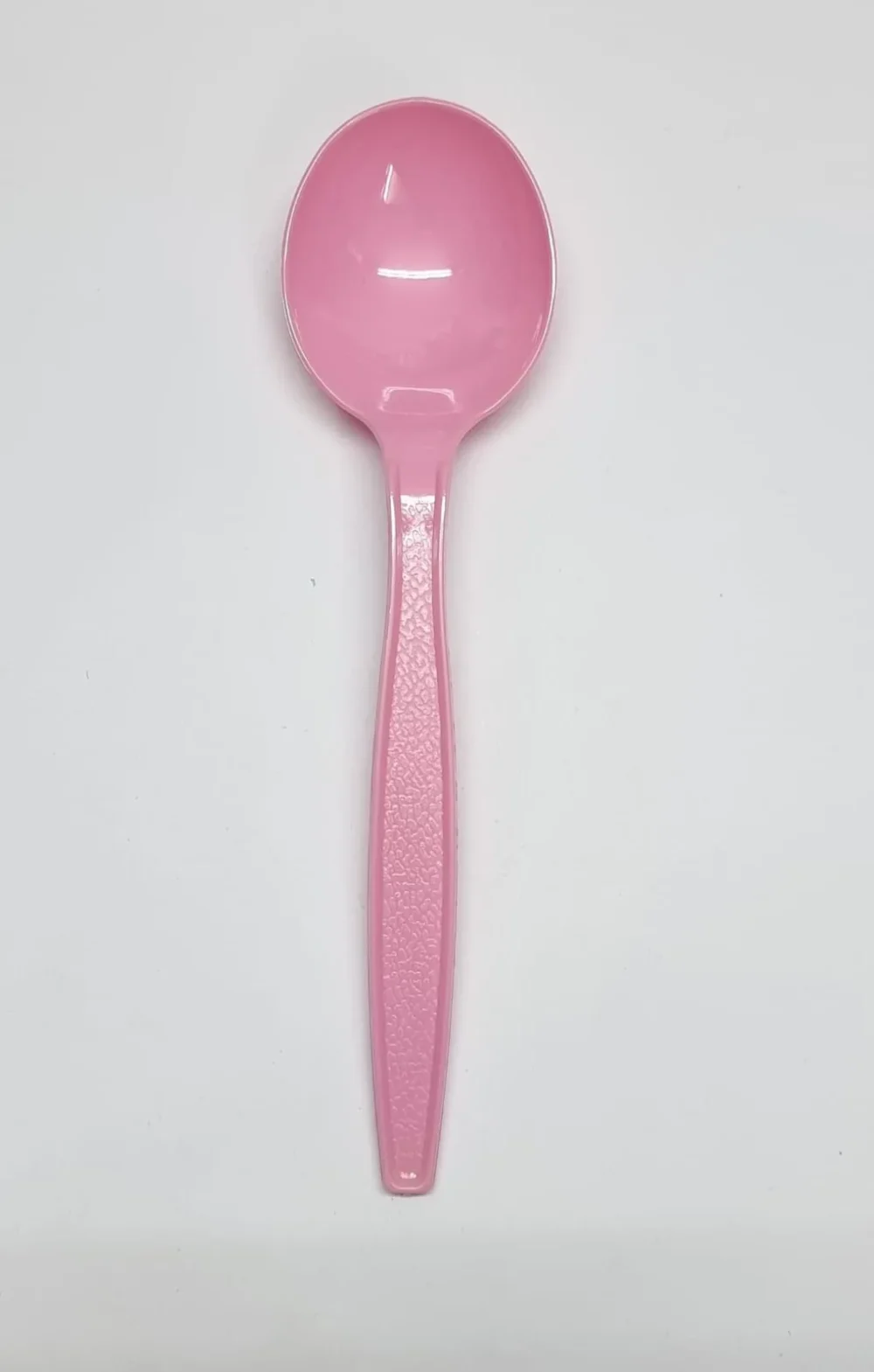 כף חד פעמית קשיחה - ורוד