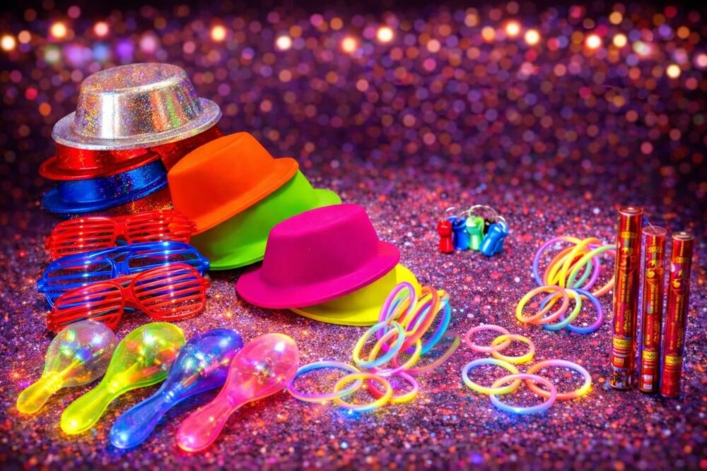 ✨ סט זוהרים ענק לאירועים גדולים | חבילת PARTY מלאה – 390 פריטים ✨