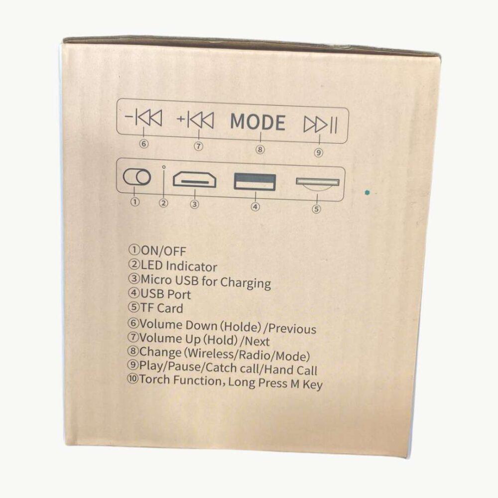 רמקול נייד אלחוטי חיבור USB