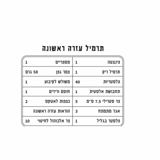 תרמיל ערכת עזרה ראשונה