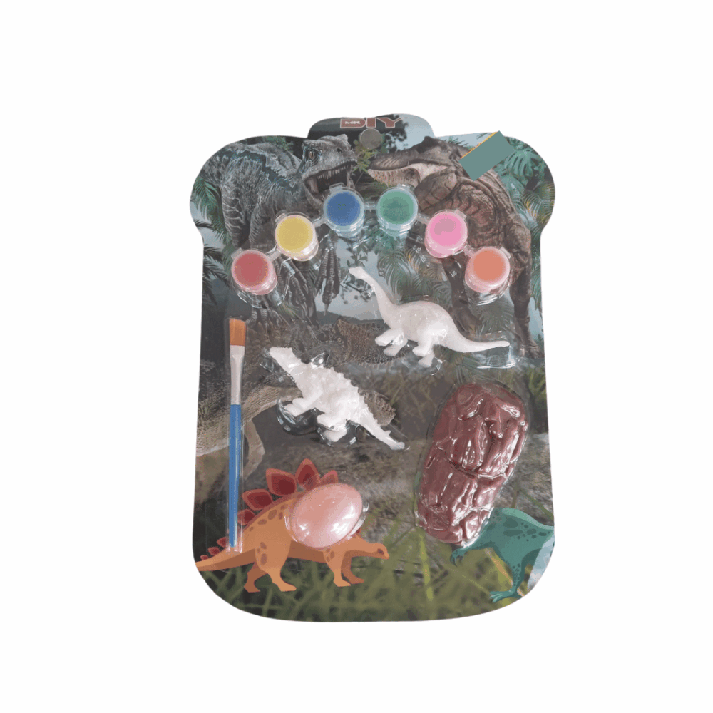 ערכת דינוזאור לצביעה ויצירה