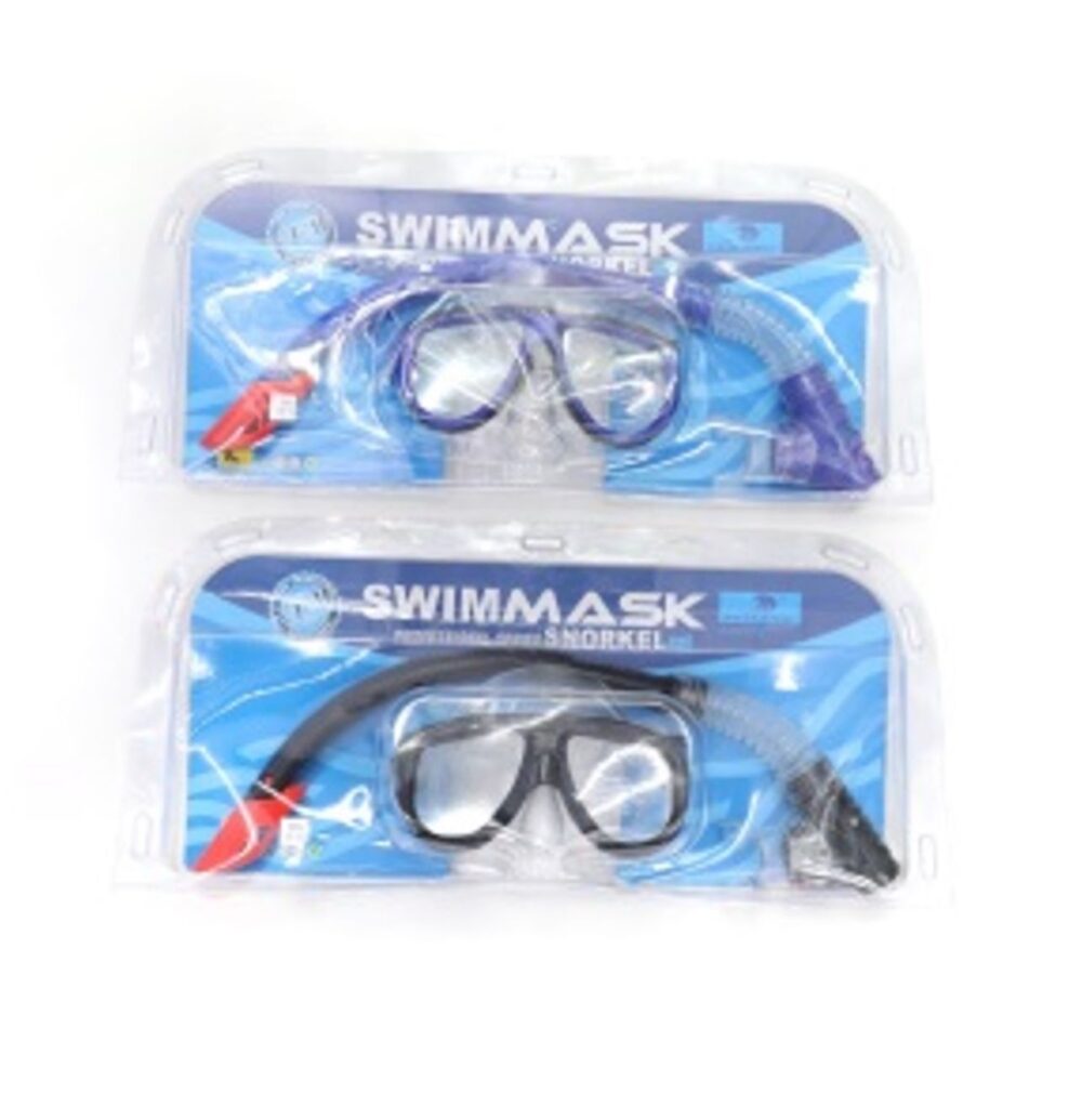 מארז משקפת שחיה ושנורקל בבליסטר