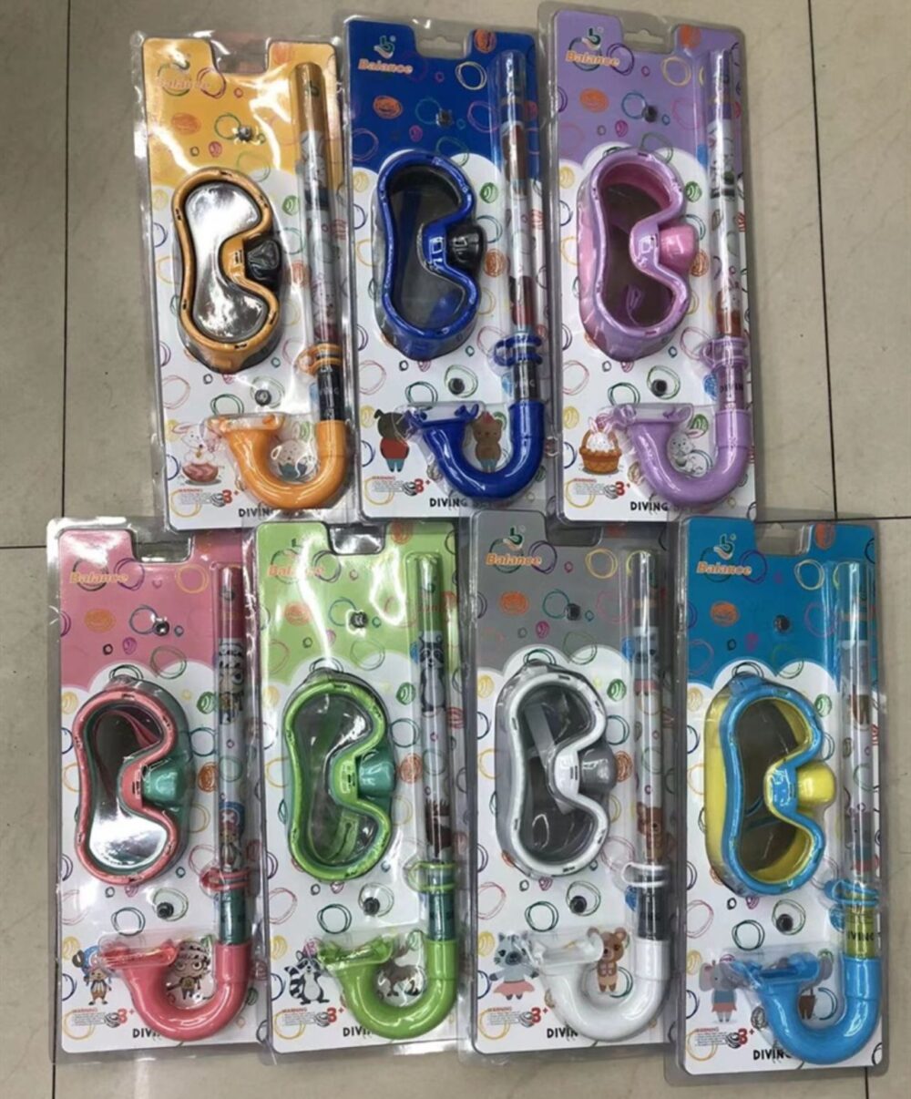 משקפת צלילה+ שנורקל בבליסטר