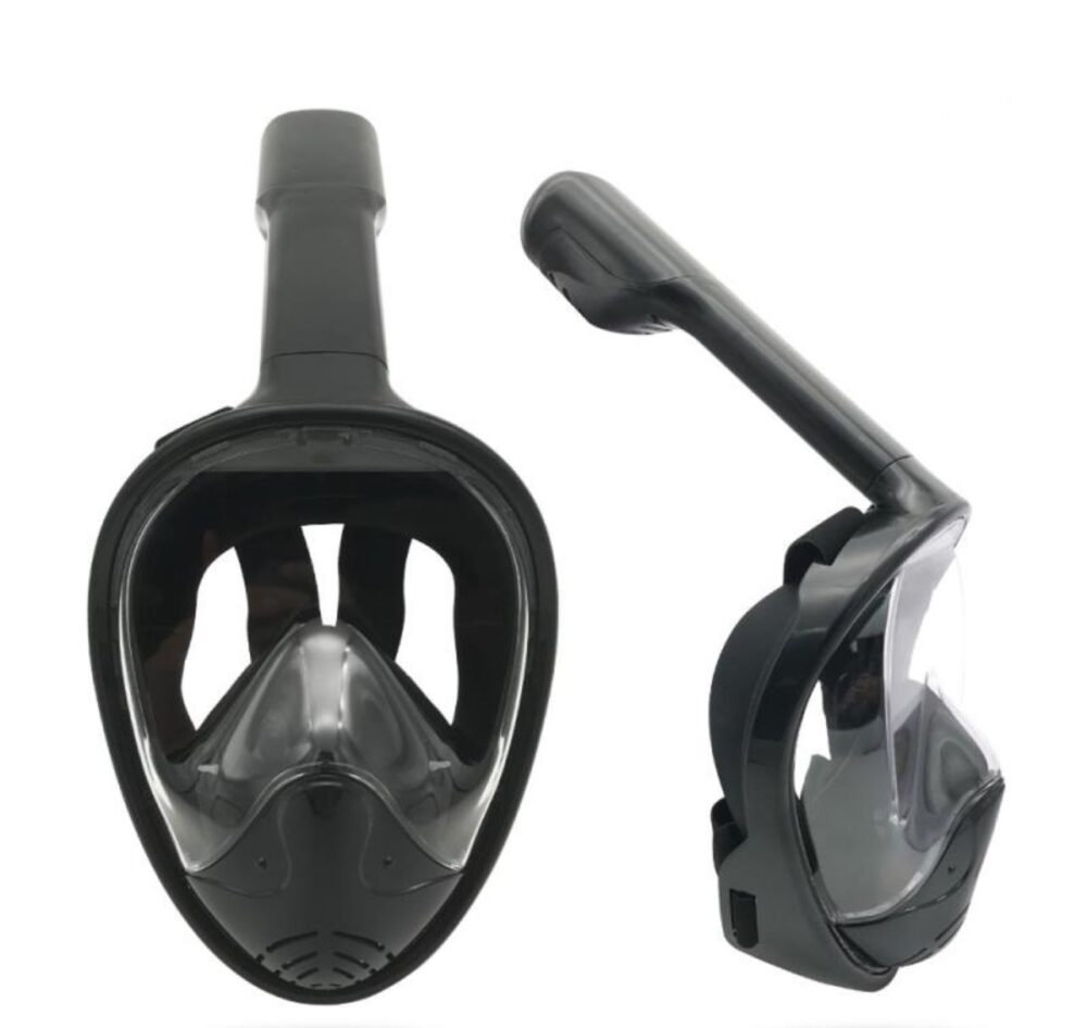 מסיכת צלילה עם שנורקל בבליסטר מובנה