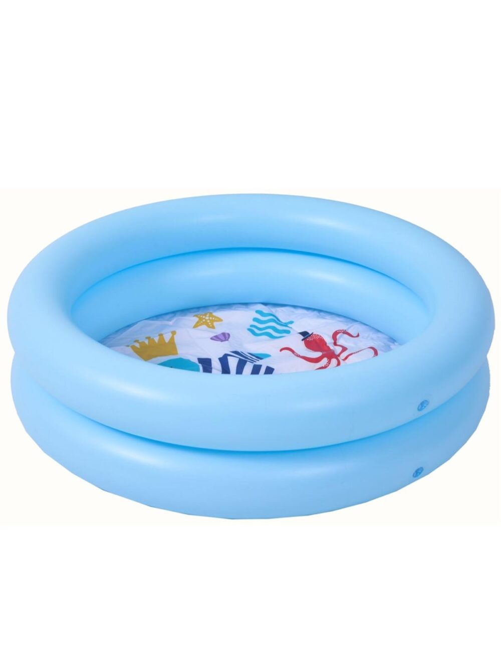 *בריכת פעוטות כחולה בנושא "מתחת למים" 76*20