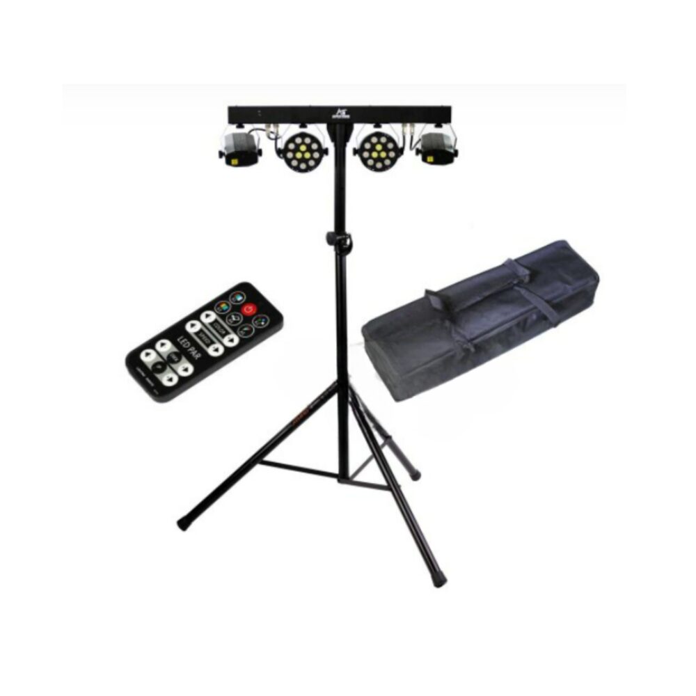 סט תאורה עם לייזר + תיק מרופד מתנה - דגם  L SET 2+2