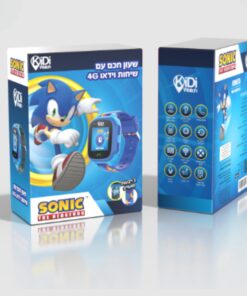 שעון סוניק חכם לילדים KidiWatch Friends Sonic 4G