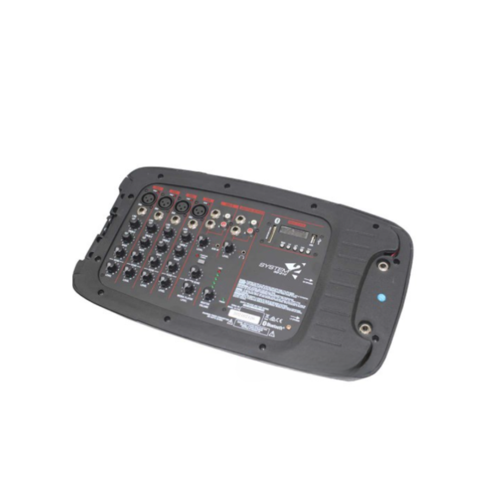 מיקסר מוגבר + Bluetooth + נגן MP3 - עם 6 ערוצים וחיבור מיקרופונים!