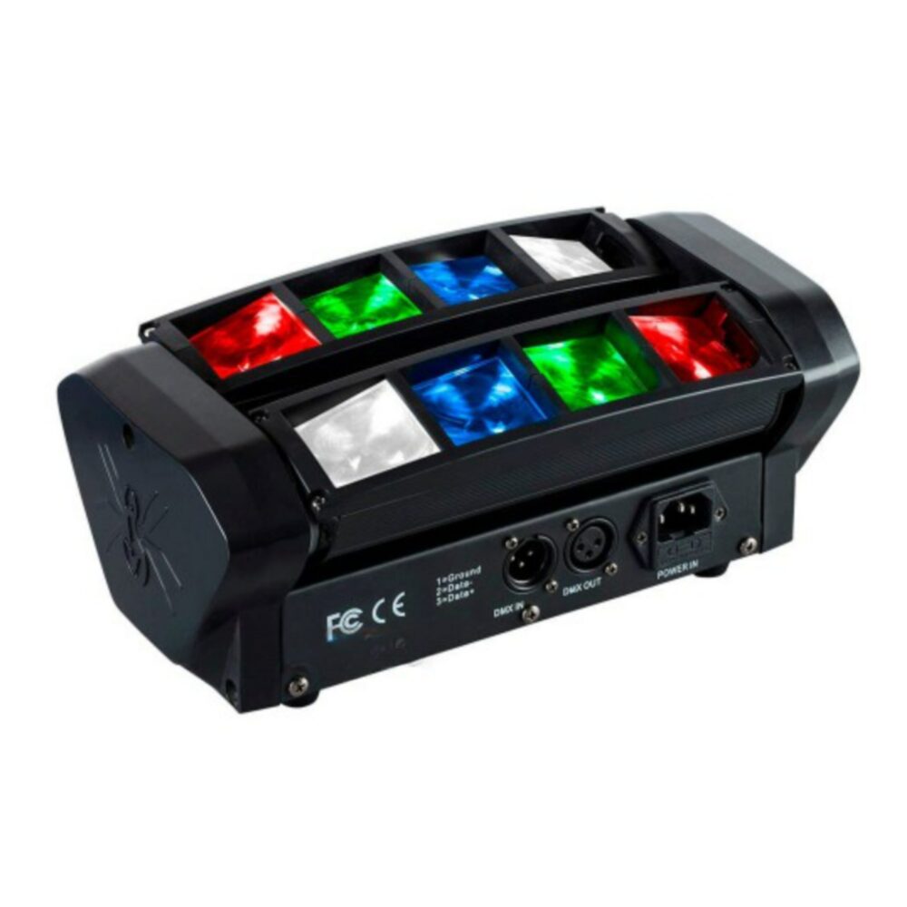 פנס חכם 8 נורות לד איכותיות - L2 SPIDER