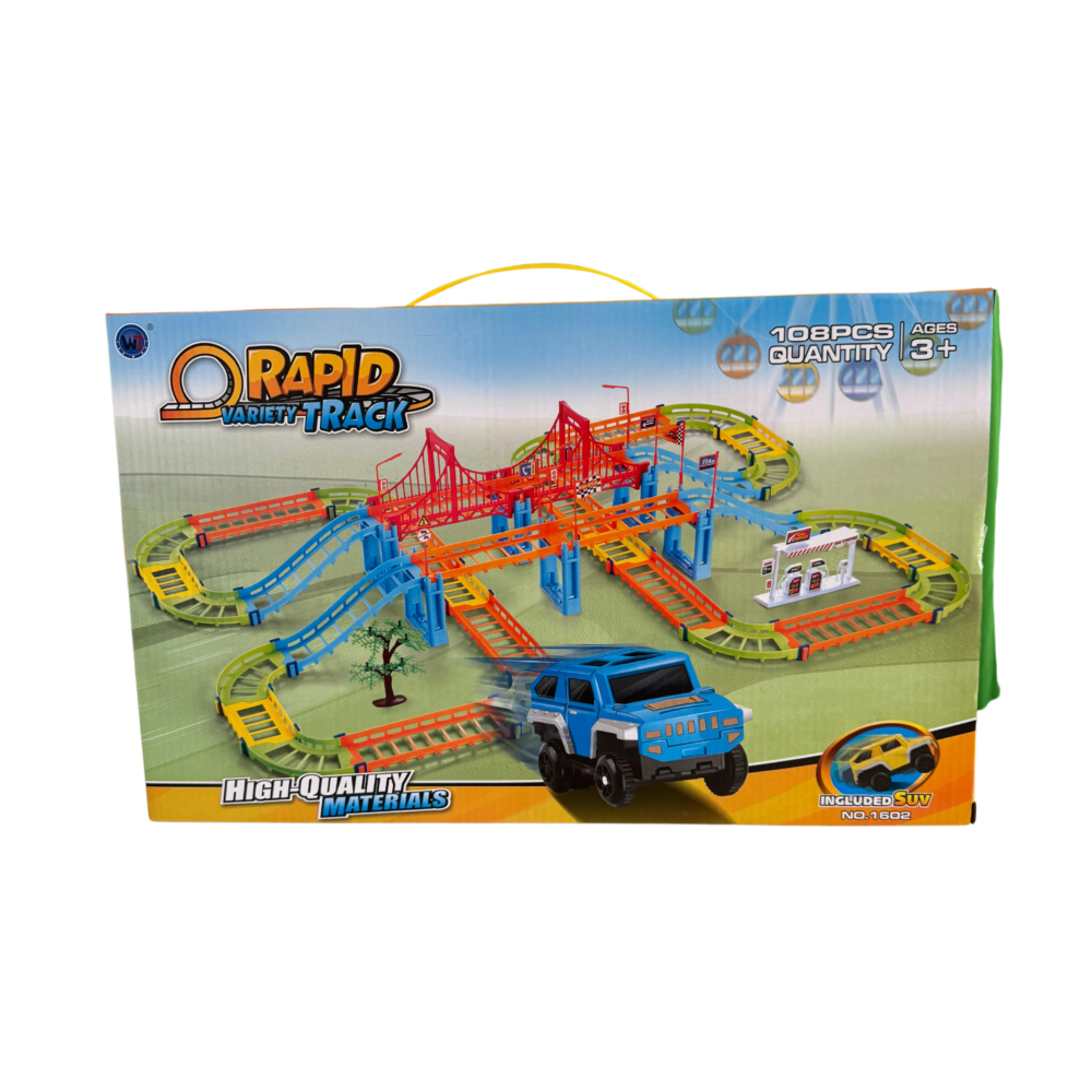 מסלול מכוניות מירוץ בהרכבה עצמית! - 3 מסלולים שונים