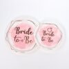 מארז צלחות קטנות 8 יח' למסיבת רווקות Bride to be