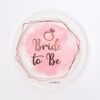 מארז צלחות נייר 8 יח' סט למסיבת רווקות Bride to be