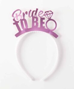 קשת למסיבת רווקות – Bride to be צבע ורוד