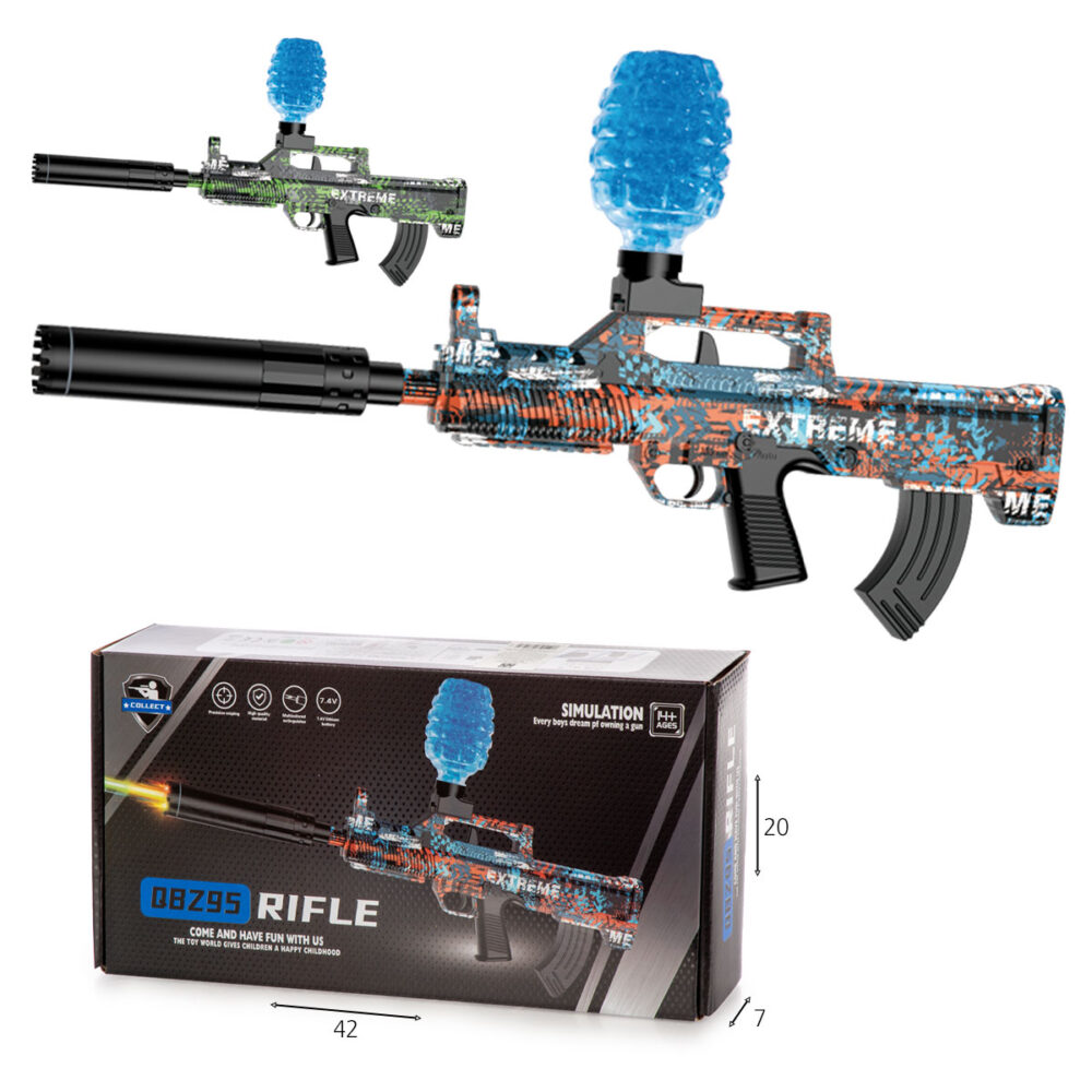 רובה m16  ג'ל אוטומטי לילדים - נטען