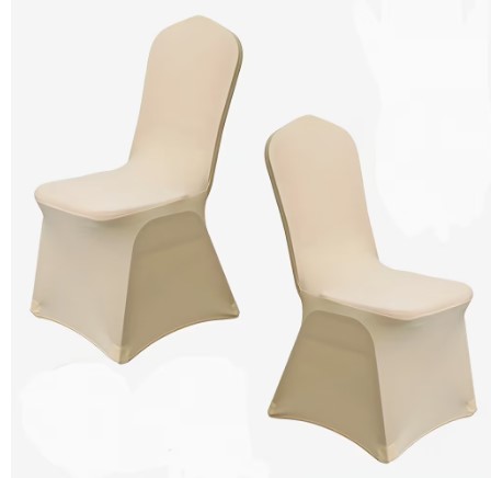 כיסויי בד בצבע קרם לכיסאות – לשדרוג עיצובי ומראה מודרני
