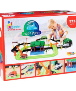 משחק מגנטים תחנת רכבת 175 חלקים מבית “מאגיס”