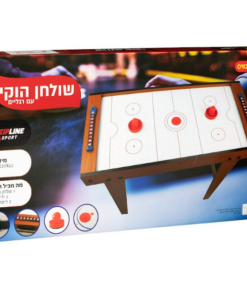 שולחן הוקי אוויר מעץ עם רגליים לכל בני המשפחה