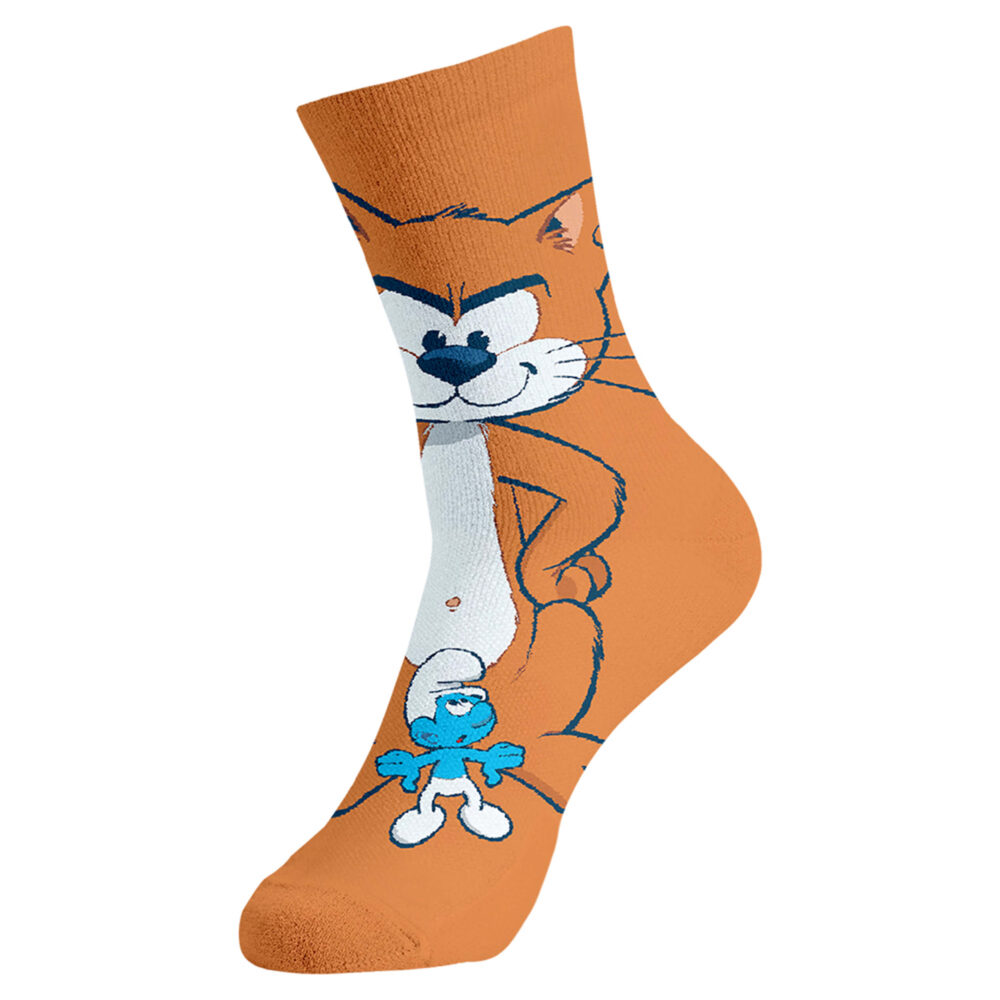 גרביים מעוצבים איכותיים לנוער ומבוגרים ONE SIZE - חתחתול מדרדרסים