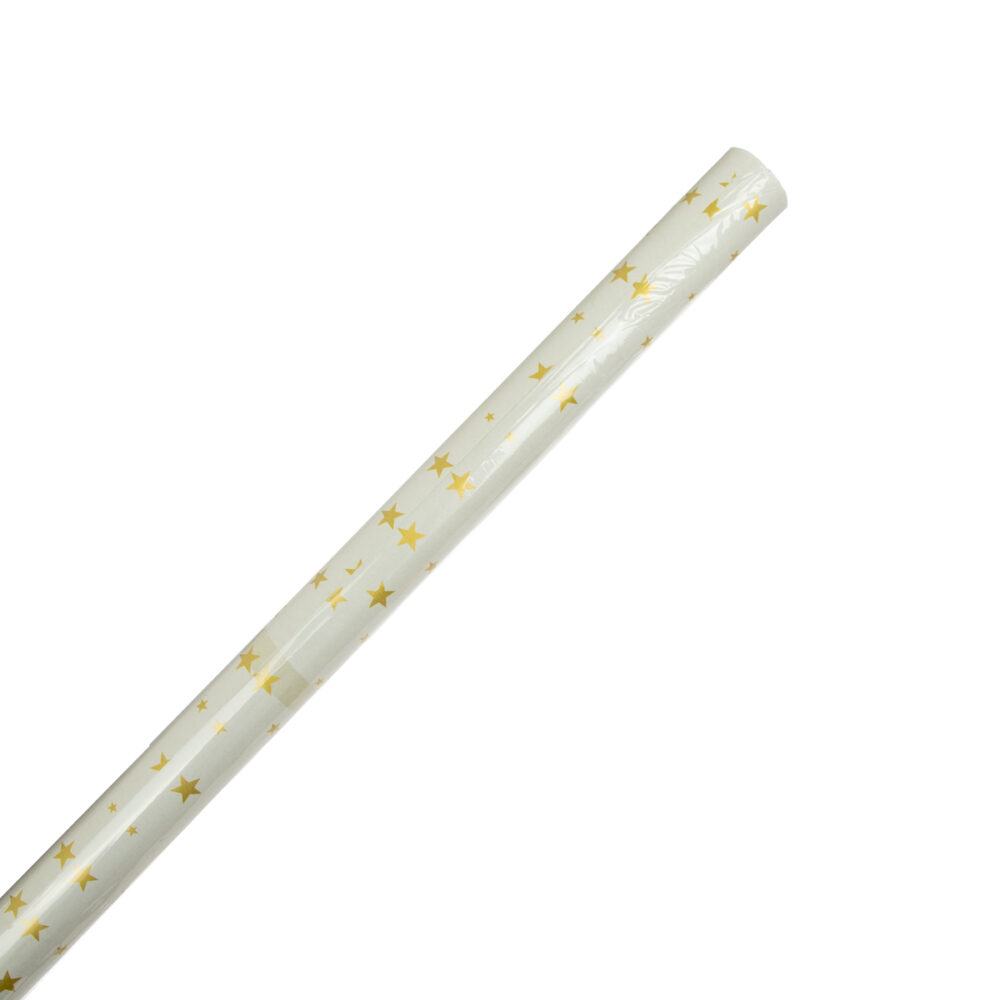 נייר עטיפה יוקרתי למתנות כוכבים זהב