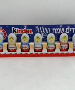 חנוכיית שוקולד מבית קינדר – מתנה מתוקה לערב הדלקת נרות