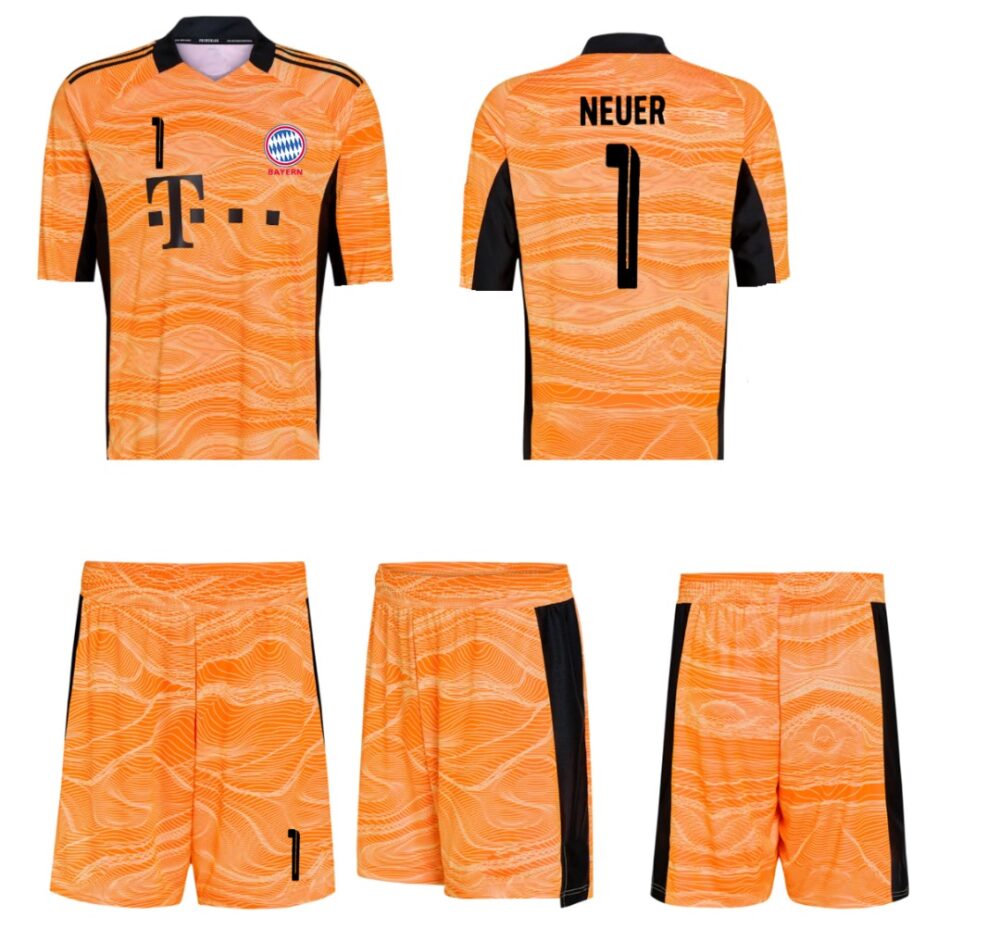 חליפת כדורגל באיירן מינכן לילדים - מנואל נוייר 1 - מידה 10