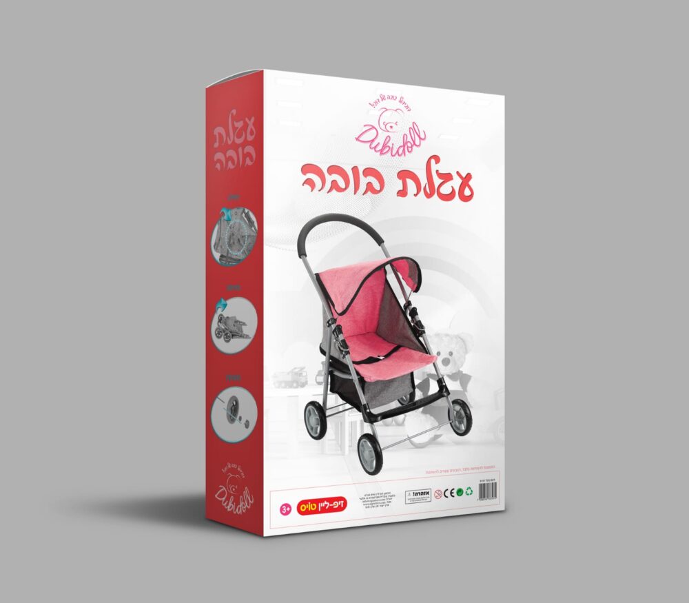 עגלת טיולון 4 גלגלים