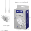 מטען קיר 20W עם יציאת Type C ו-USB