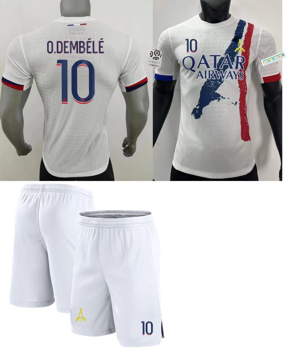 חליפת כדורגל פ.ס.ז' לילדים - עוסמאן דמבלה 10 - מידה 10