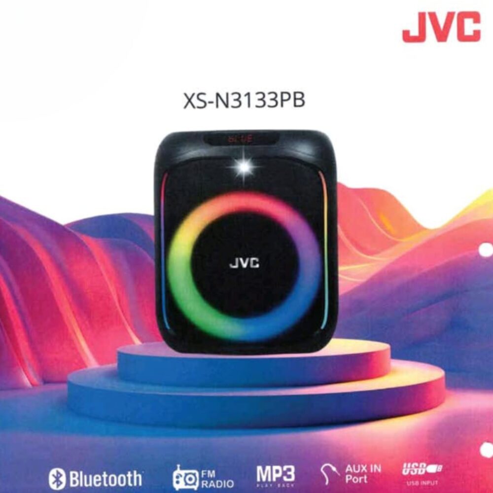 רמקול אלחוטי נייד XS-N3133PB מבית JVC