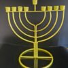 חנוכייה צהובה לאות הזדהות להחזרת האור והחטופים