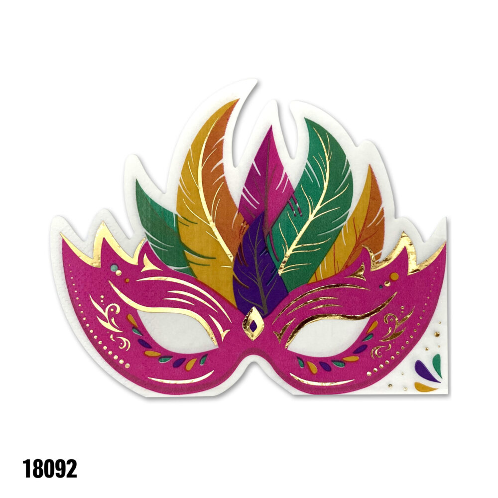 מארז 12 יח' מפיות נייר בצורת מסכה