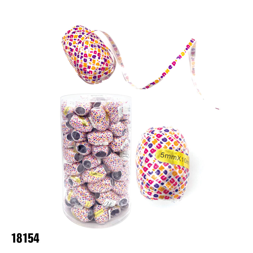 Alternative view of סרטי קישוט פורים שמח 0.5 ס"מ * 10 מטר