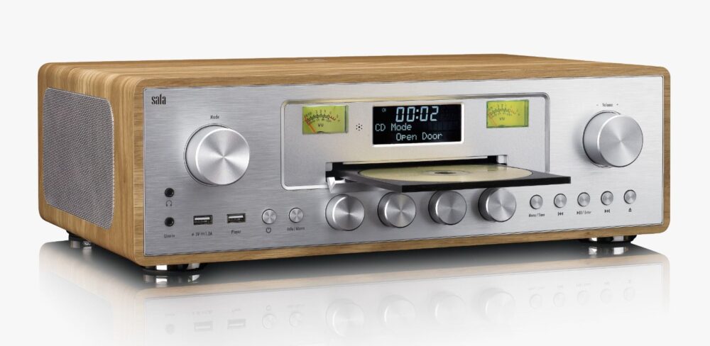 Alternative view of מגבר עם טיונר כולל CD USB + שלט, תחנות קבועות גישה ישירה RCA IN