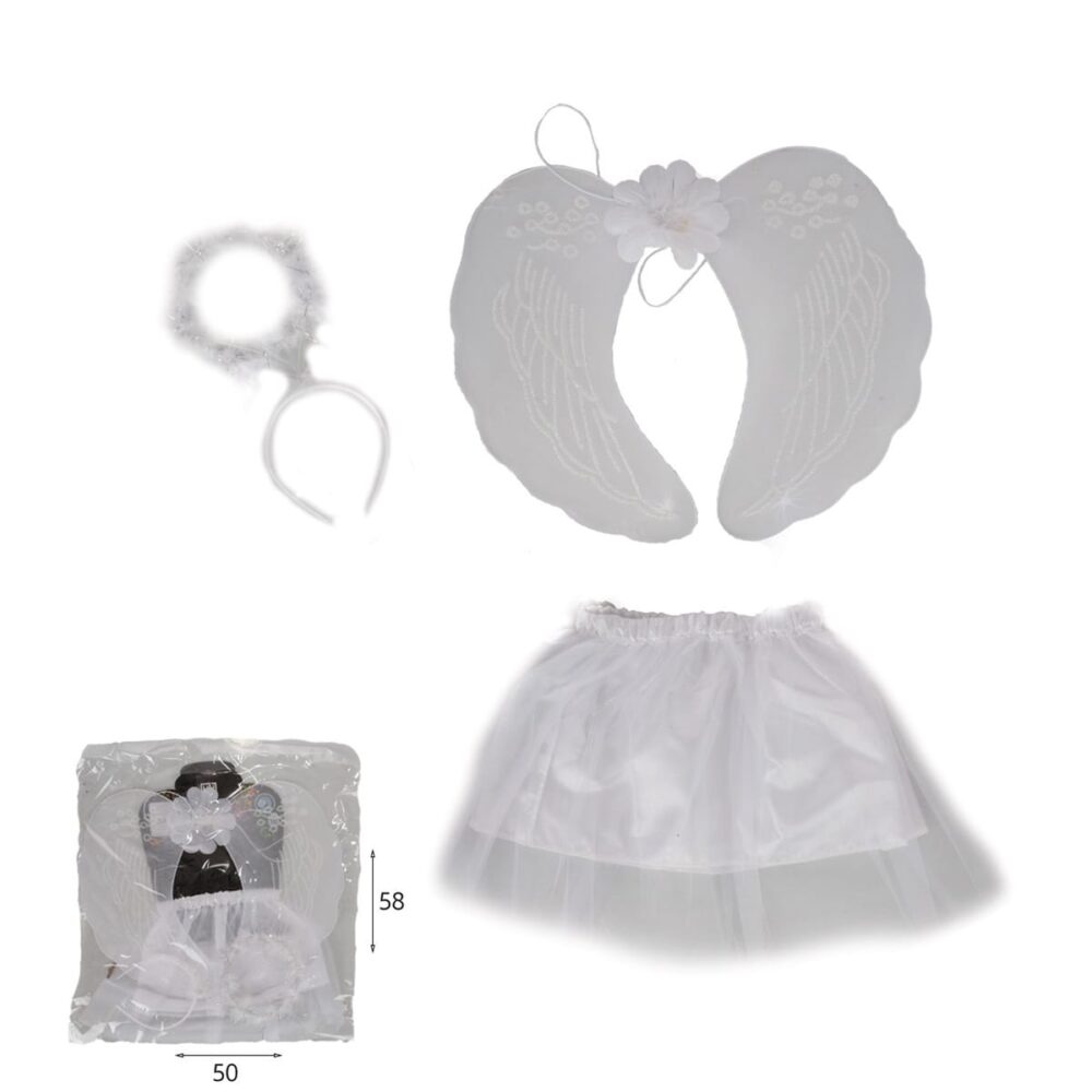 תחפושת מלאך לבן לילדים לפורים