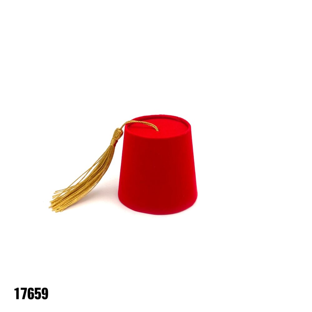 כובע תרבוש אדום קטן 3 יח'