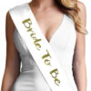 סרט גוף לכלה bride to be עם כיתוב זהב