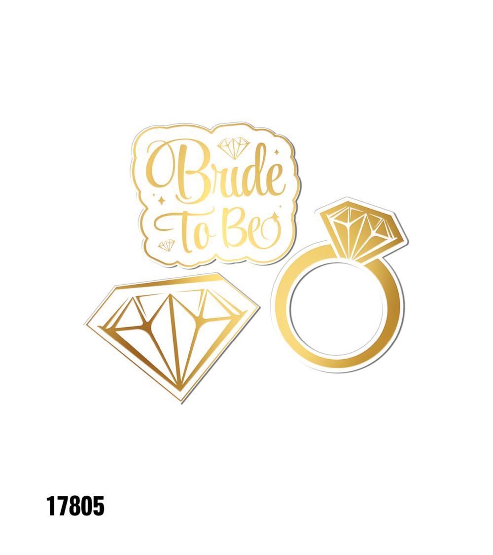 חב' 12 יח' קישוטי שולחן Bride to be