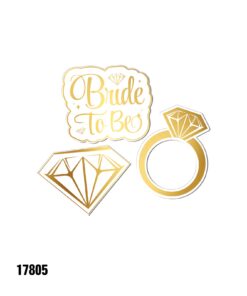 חב' 12 יח' קישוטי שולחן Bride to be