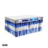 חצאית שולחן עם כרזה 15*100 עצמאות שמח – כחול כסוף חצאית 75*250