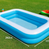 בריכה מתנפחת ענקית – 262×175×50 ס"מ | תכלת מרענן למשפחות