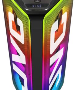 רמקול קריוקי משולש 8" JVC עם מיקרופון אלחוטי