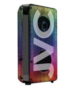 בידורית משולשת 8" JVC עם מיקרופון אלחוטי ותאורת LED
