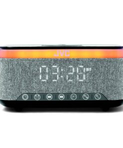 רמקול שולחני חכם JVC עם טעינה אלחוטית ותאורת LED