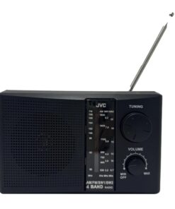 טרנזיסטור רדיו נייד JVC עם קליטה חזקה ועיצוב קלאסי