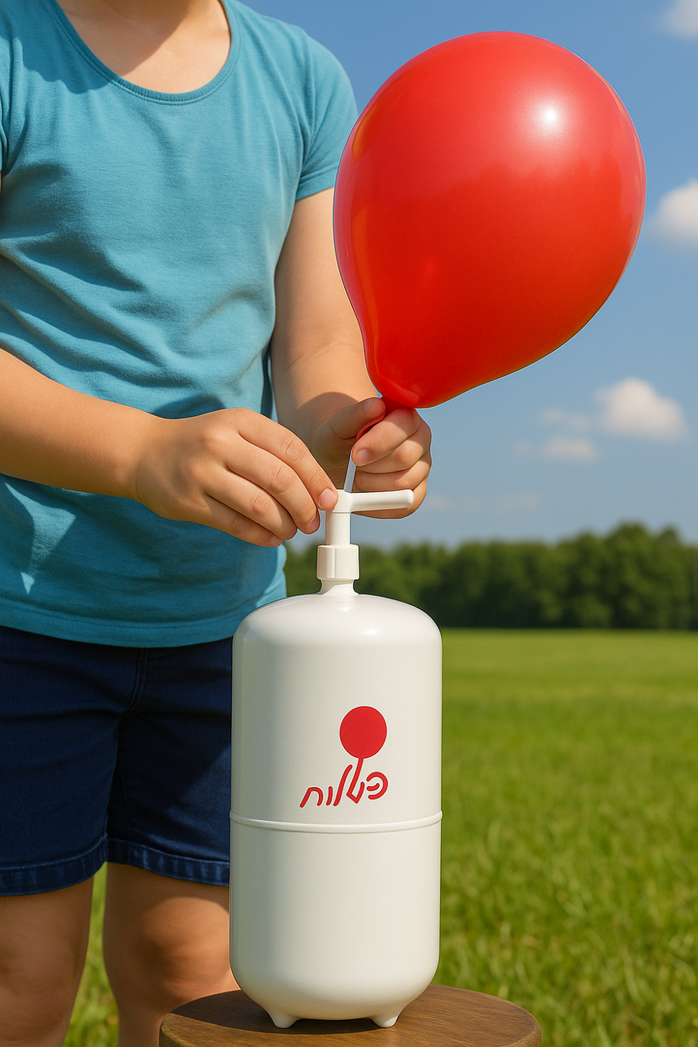 מיכל הליום חד פעמי – עד 50 בלונים (0.42 קוב)