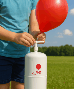 מיכל הליום חד פעמי – עד 50 בלונים (0.42 קוב)