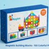 מגנטים – 100 חלקים צבעוניים – Magies