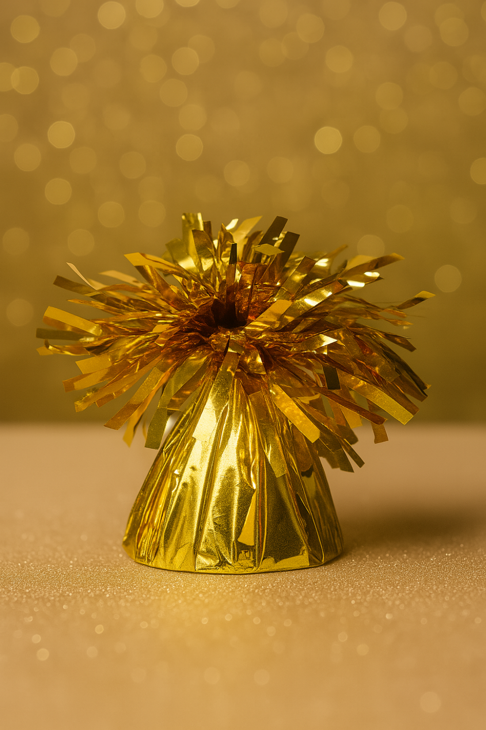 משקולות בלונים זהב - 6 יחידות – דקורטיבית ויציבה לכל אירוע