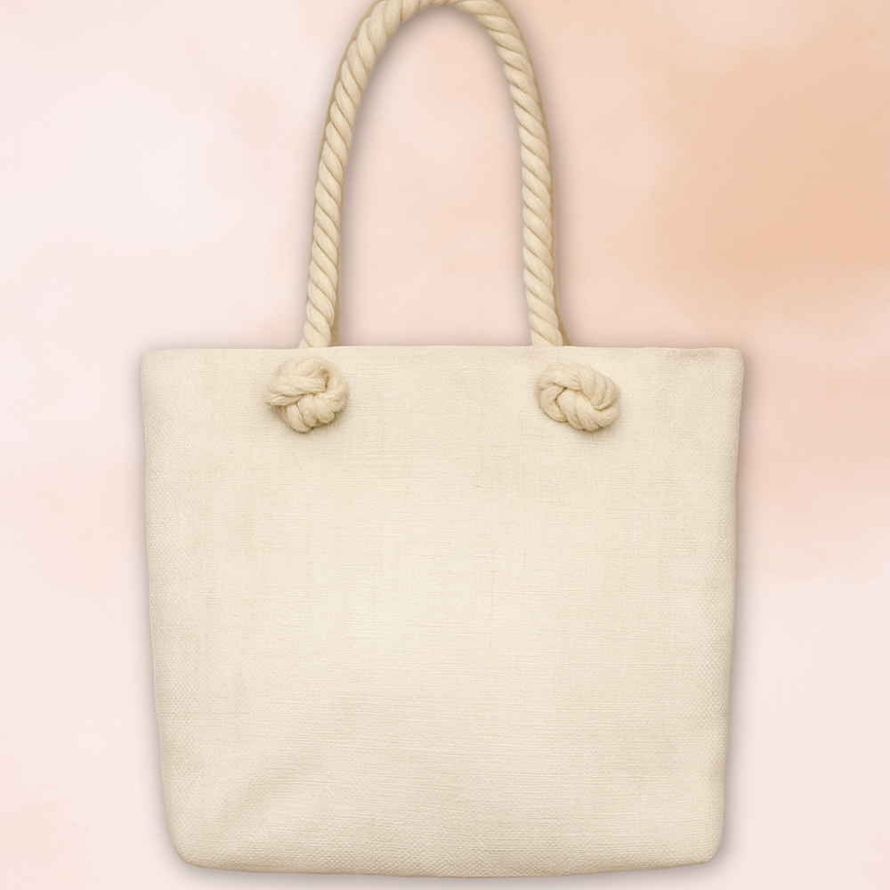 תיק יוטה מדליק למיתוג אישי