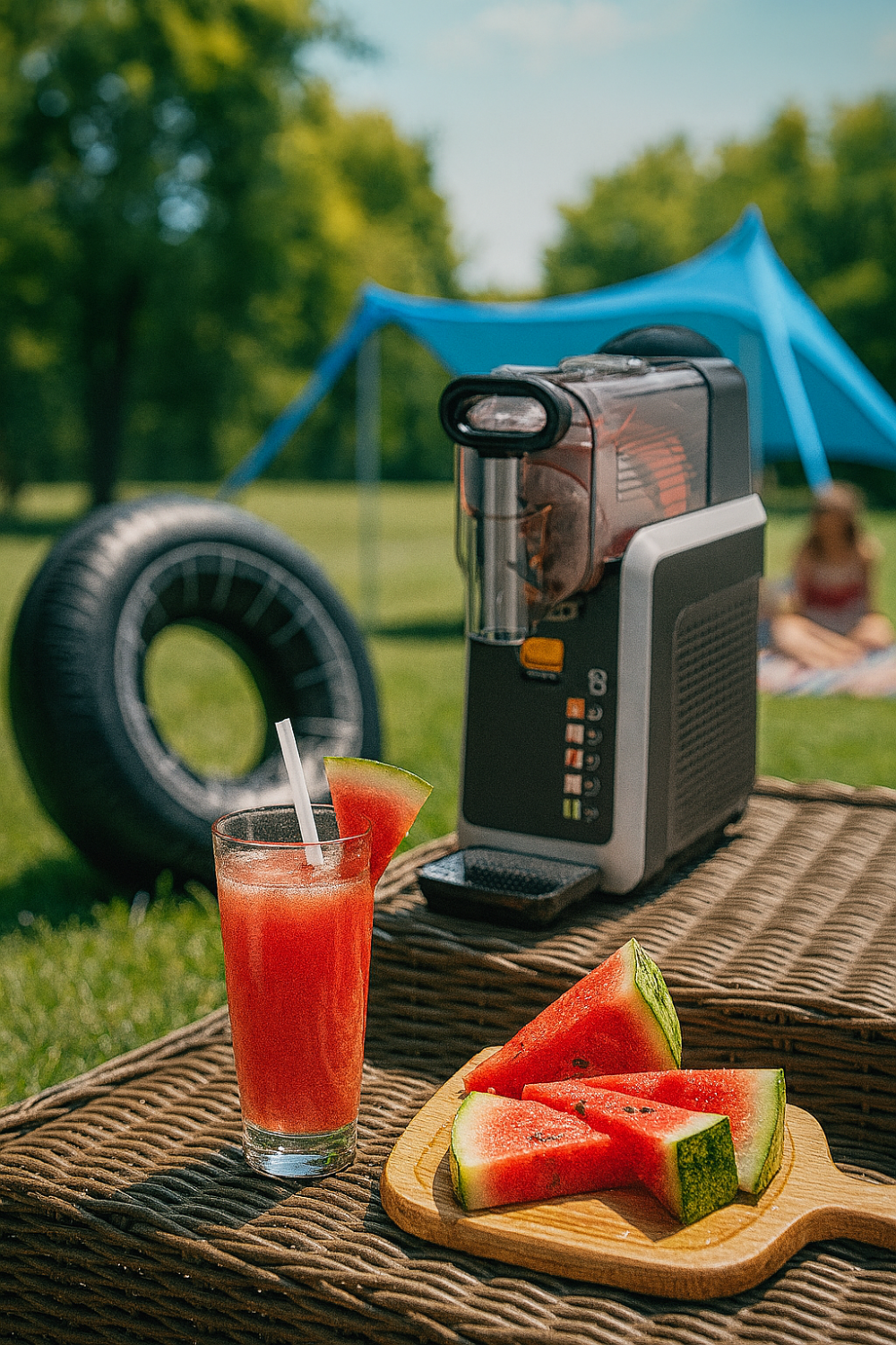 Alternative view of מכונת ברד אייס קפה סלאשי מקצועית BENATON BT-3777 להכנת משקאות קפואים - 50*24.4*49.7 